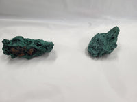 Rough Malachite Crystal - 2 separate pieces