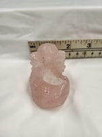 Strawberry Quartz Baby Dragon