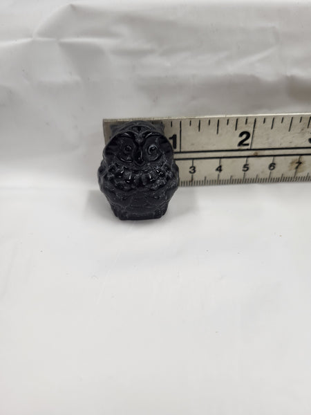 Black Obsidian tiny owl