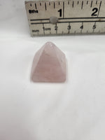 Rose Quartz mini pyramid