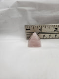 Rose Quartz mini pyramid