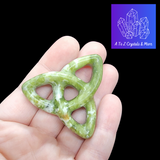 Green Jade Celtic Knot