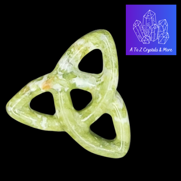 Green Jade Celtic Knot