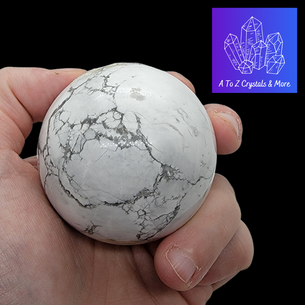 Howlite Crystal Sphere