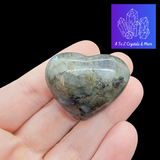 Labradorite Heart