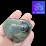 Labradorite Heart