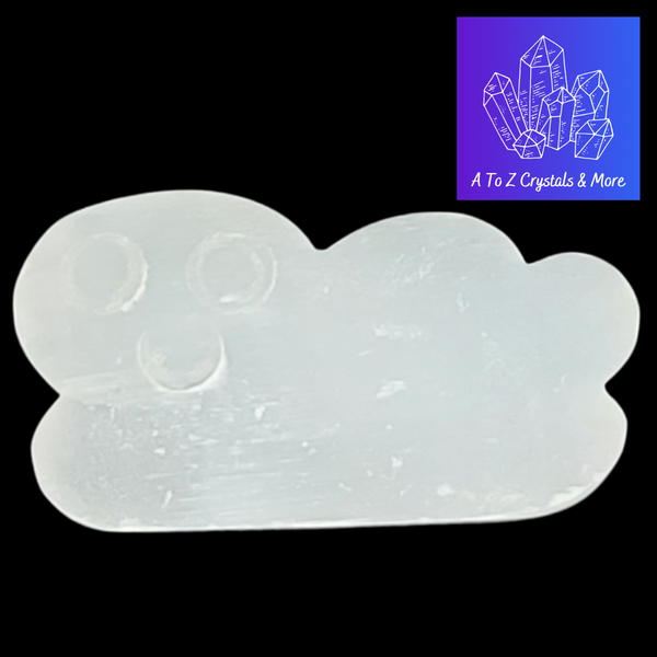 Selenite Cloud smiling face