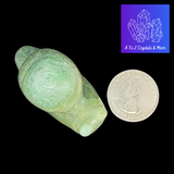 Green Aventurine Heart Snail