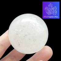 White Calcite Sphere