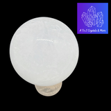 White Calcite Sphere