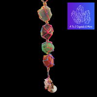 Raw Chakra Pendant Hanging