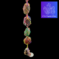 Raw Chakra Pendant Hanging